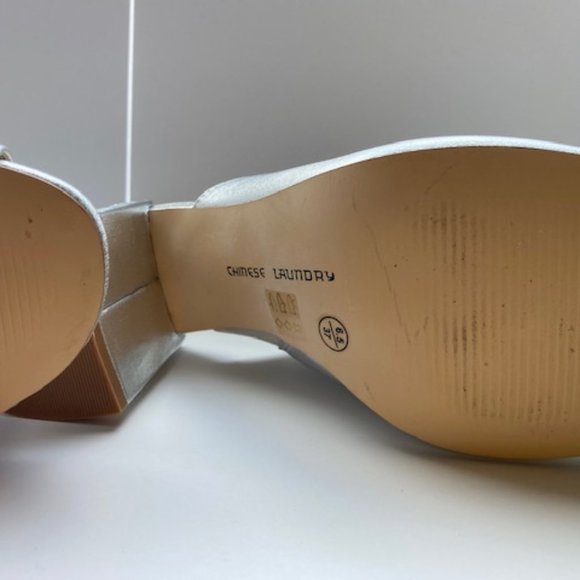 Silver Chinese Laundry Mules - Picture 4 of 5